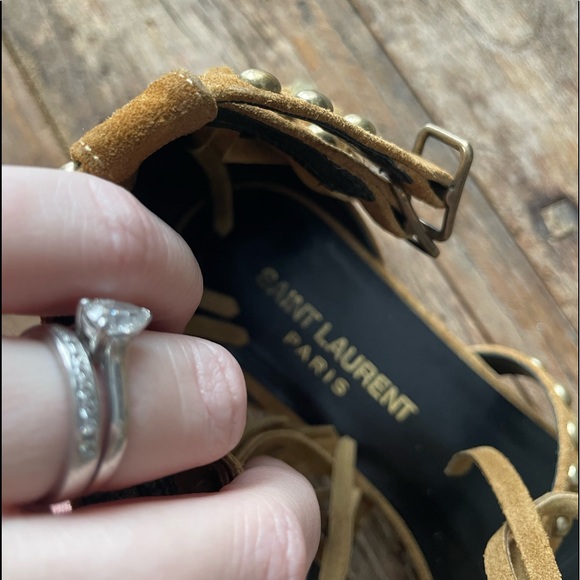 Saint Laurent Fringe Gladiator - Picture 7 of 9